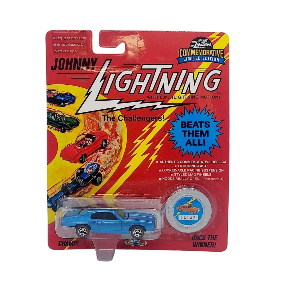 1993 Johnny Lightning The Challengers Custom GTO Blue